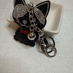 🎀 Kawaii Bling Cat Charms | Crystal Kitty Keychains 🎀